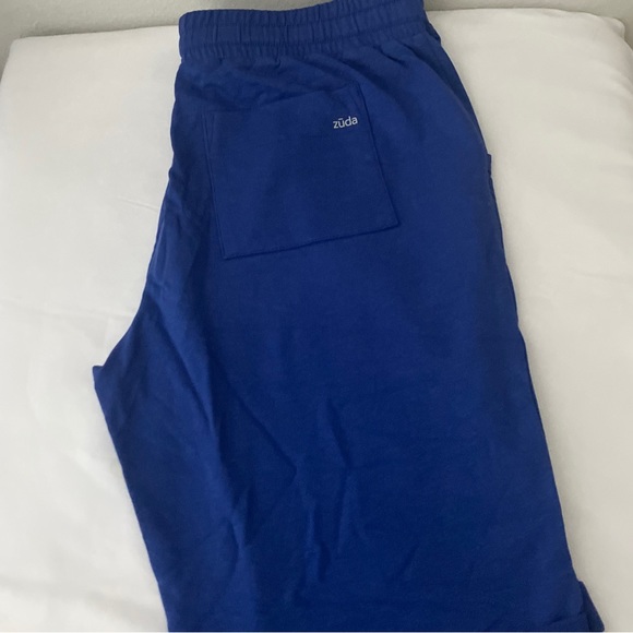 zuda Regular Z-Knit Cuffed Bermuda Shorts Drawcord - Ultramarine (sz S) A397039 - Picture 2 of 4